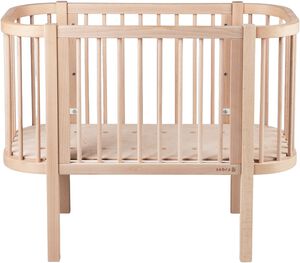 Sebra Bedside Crib, Wooden Edition