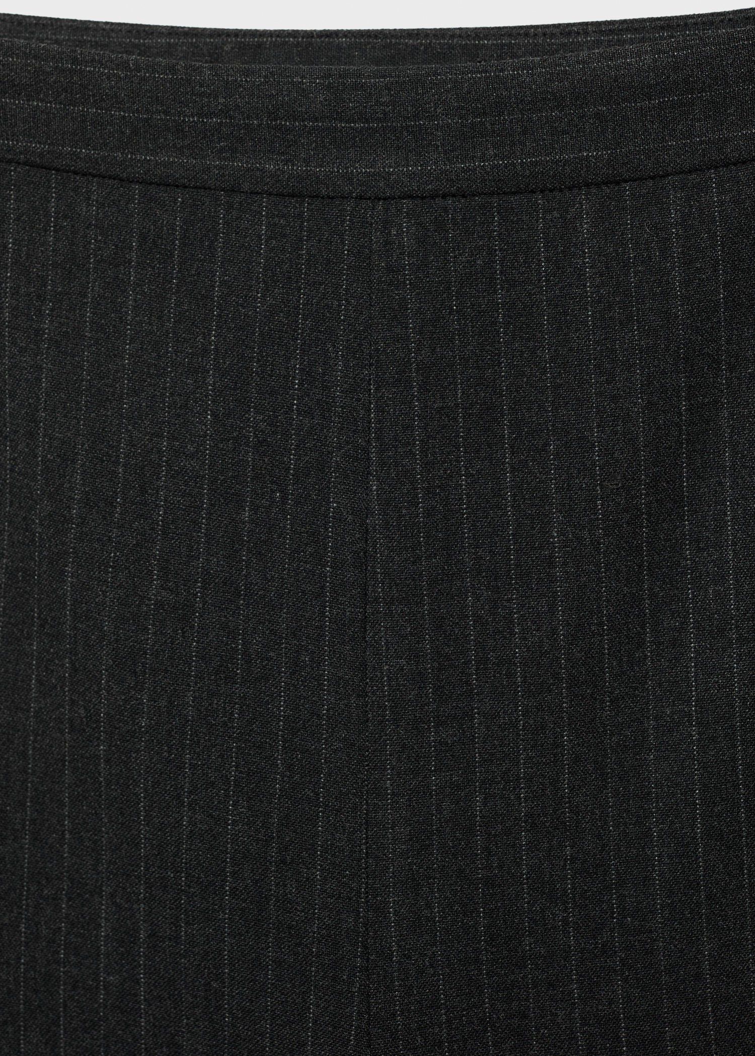 Pinstripe suit trousers