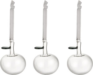 Iittala glas æble 3-pak klar