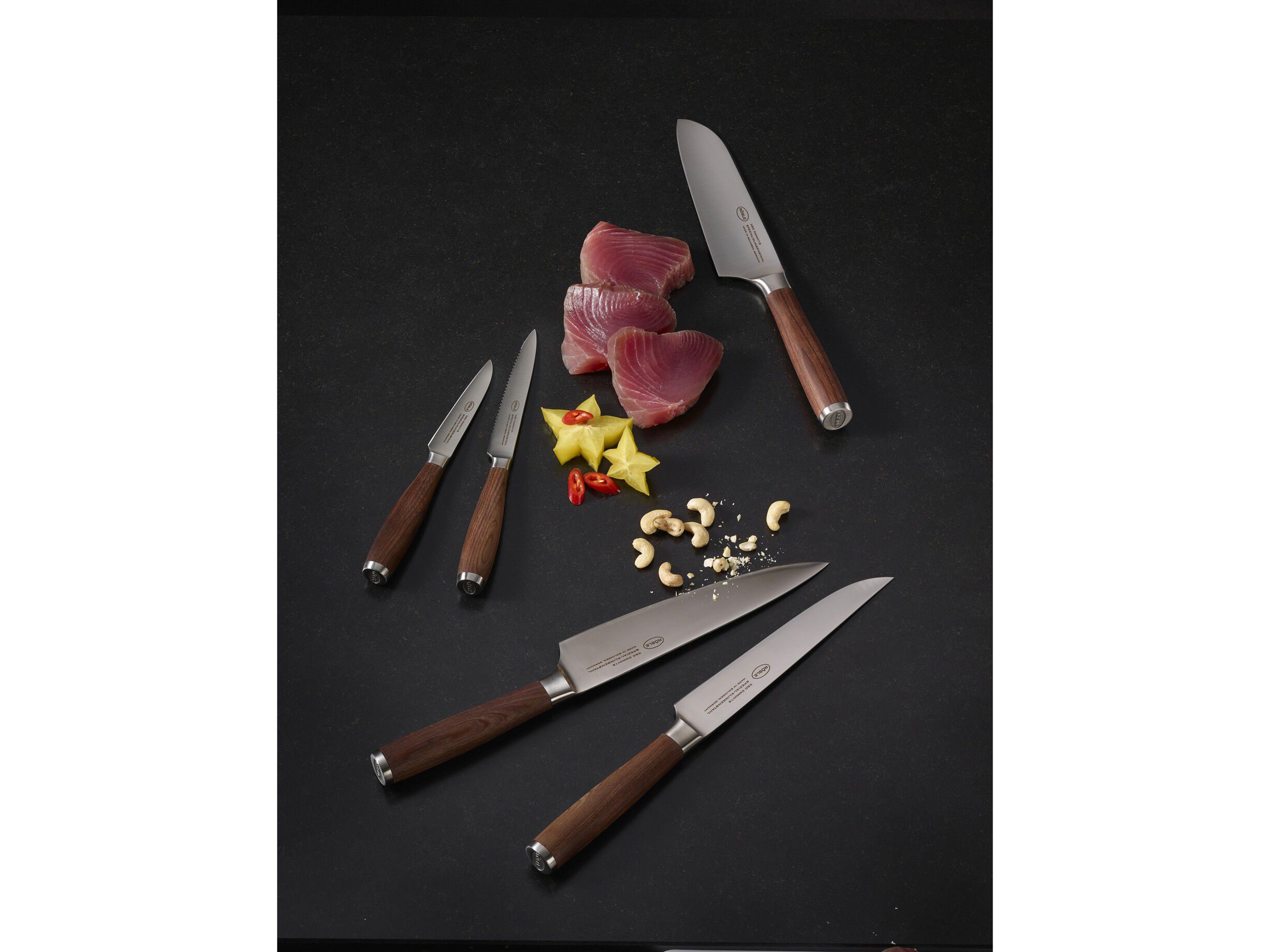 Tomatkniv Masterclass 13 cm St&aring;l/Valn&oslash;ddetr&aelig;