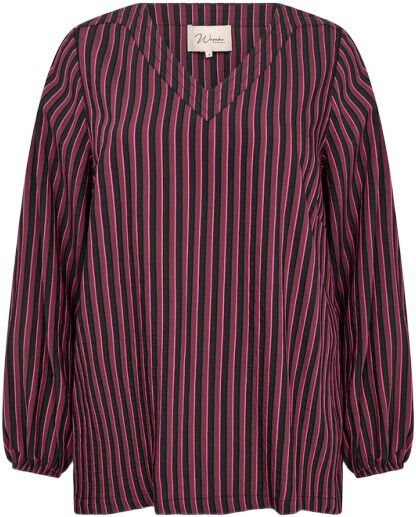 Curvy WA-NICHOLE 1 Bluse Bordeaux