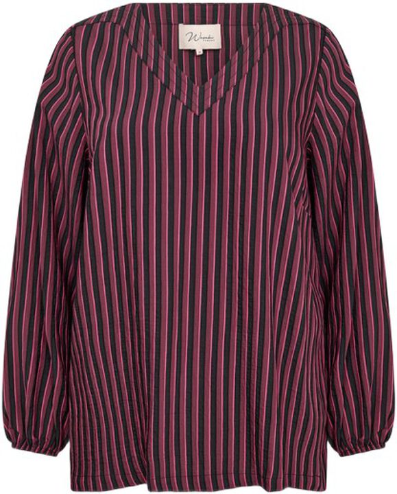 Curvy WA-NICHOLE 1 Bluse Bordeaux
