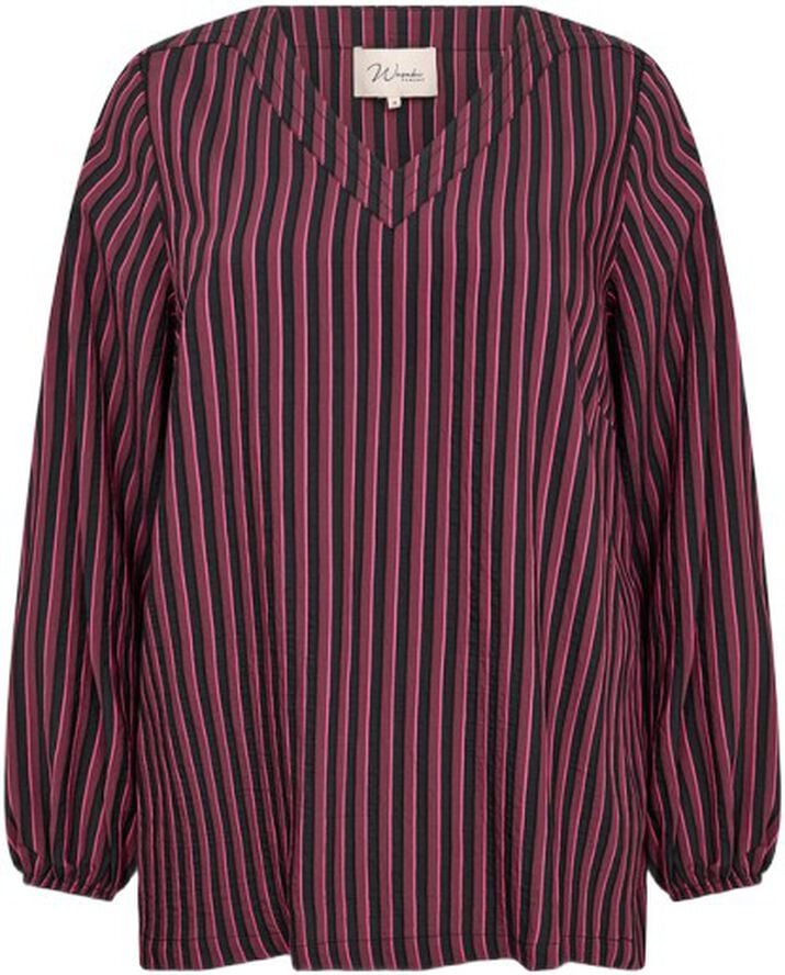 Curvy WA-NICHOLE 1 Bluse Bordeaux