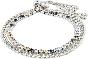 REIGN bracelet, 2-in-1 set, silver-plated
