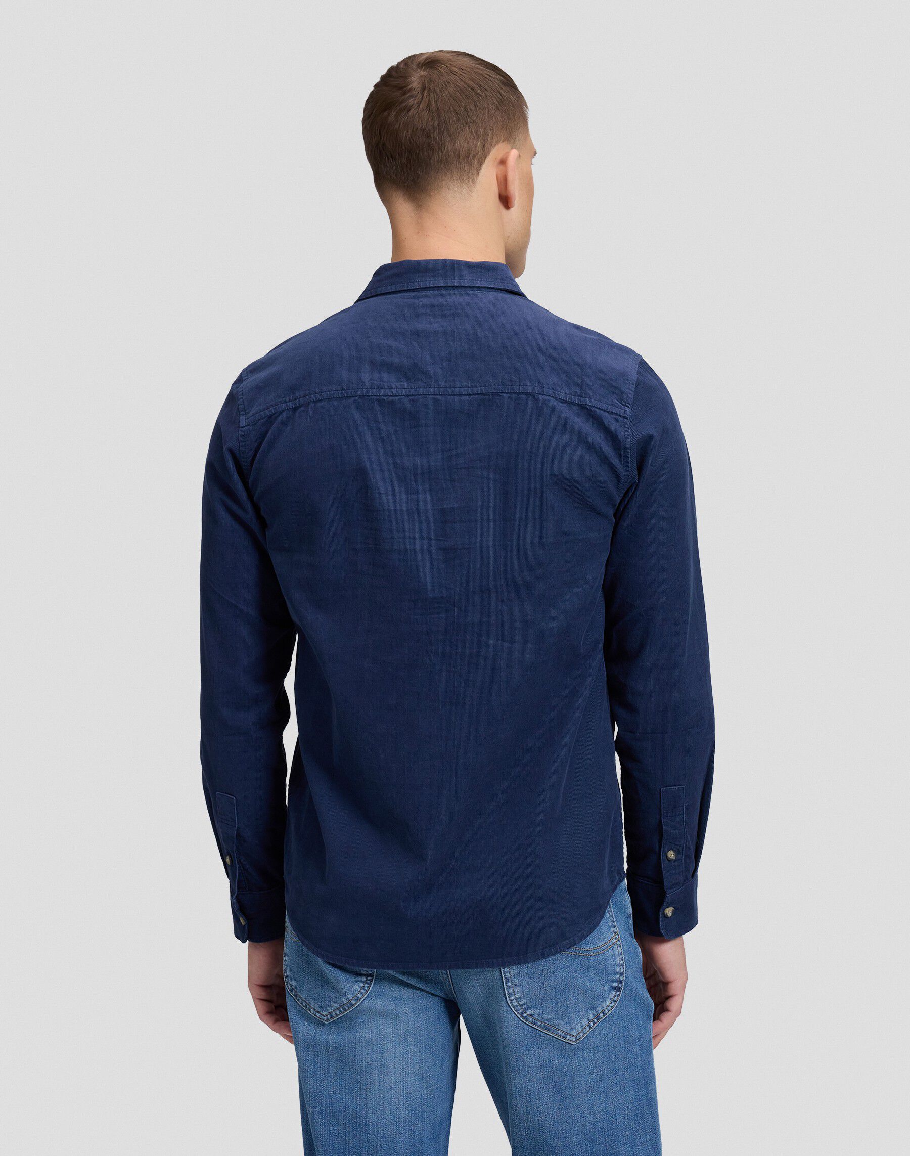 LEESURE_SHIRT DRESS_BLUES