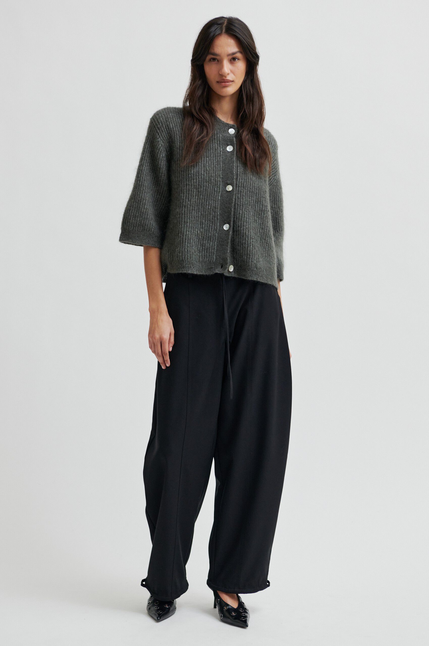 Andrea Knit Rib Cardigan