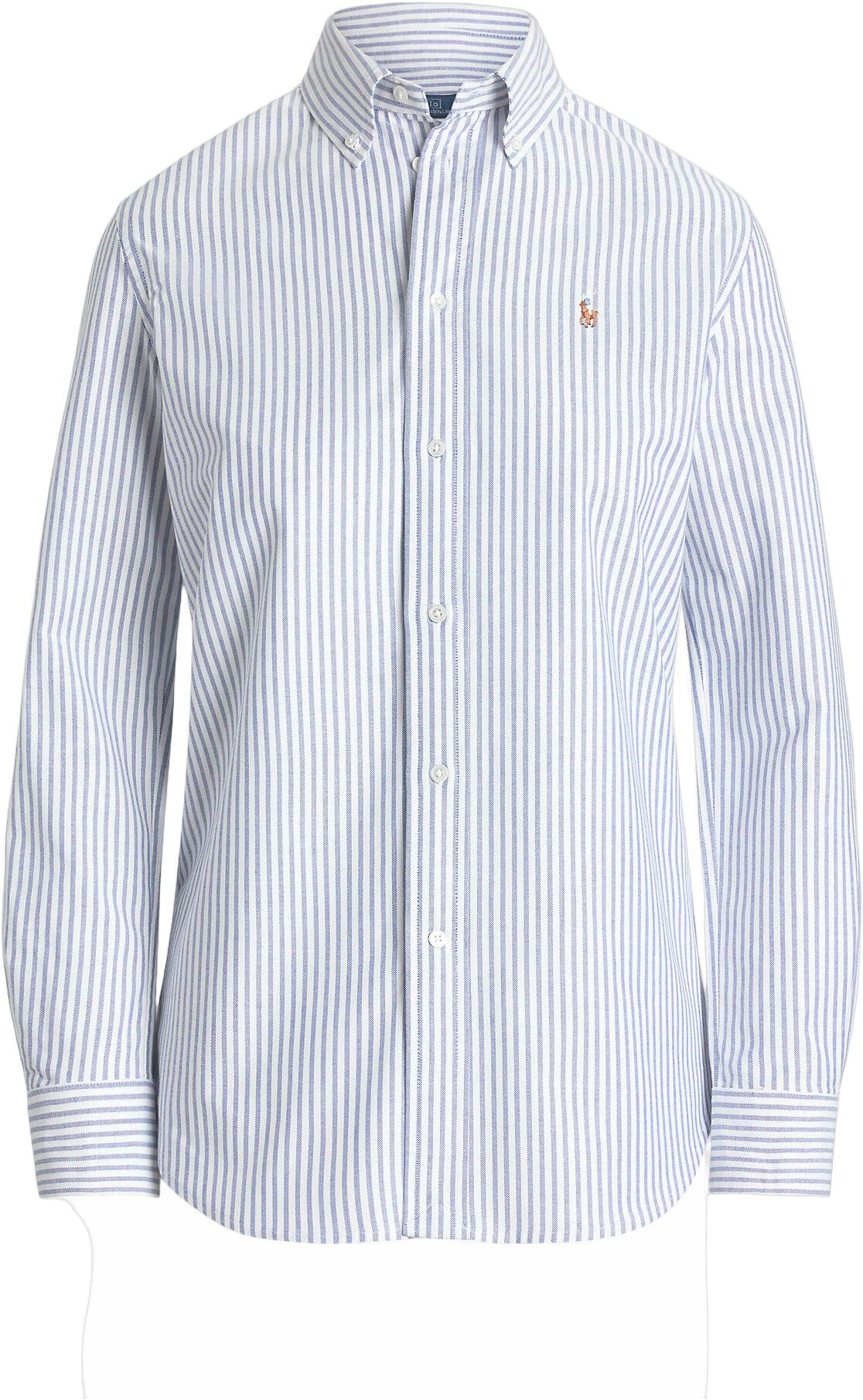 Stretch Slim Fit Striped Oxford Shirt
