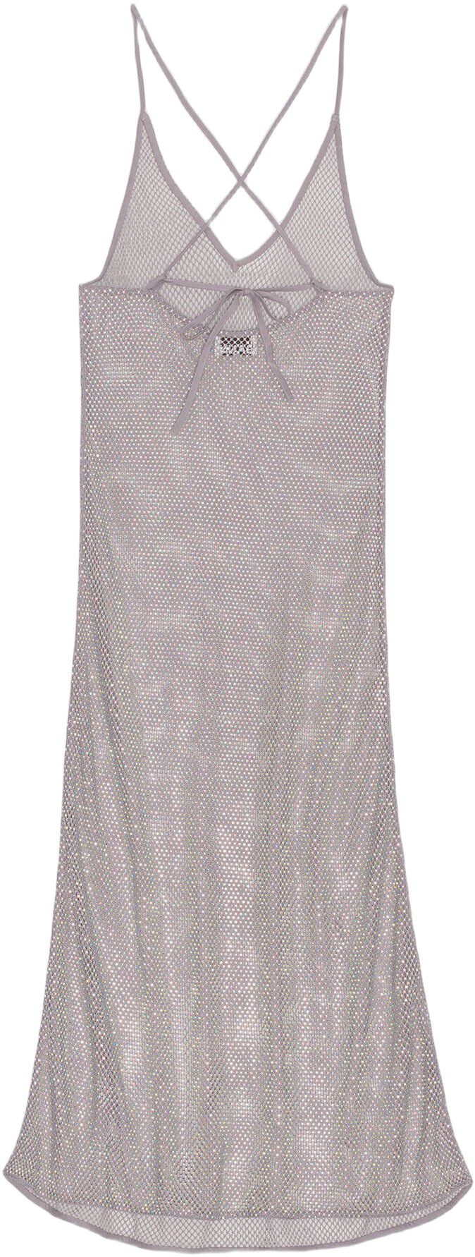 Embellished Mesh Dress