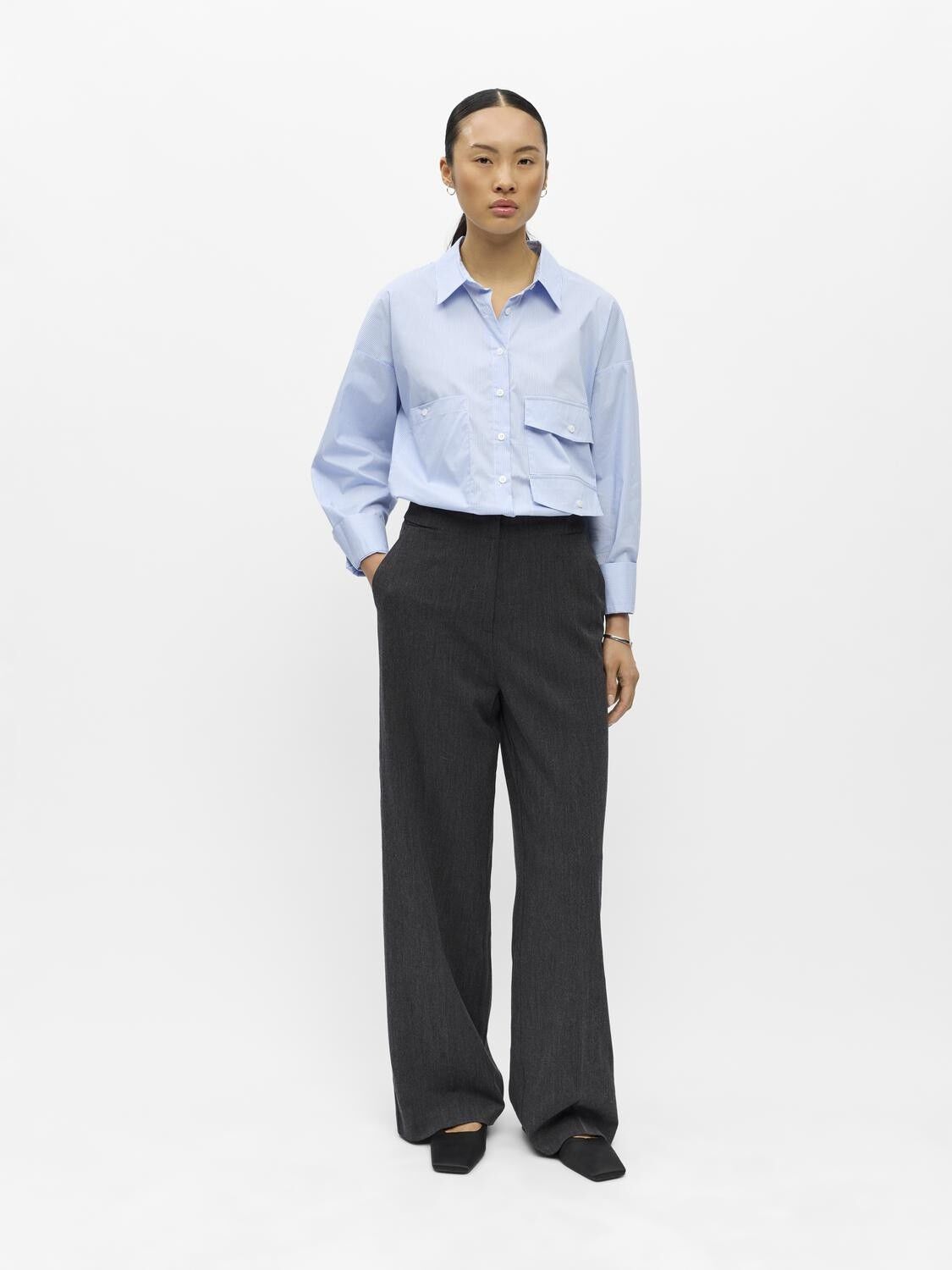 OBJKAMMY MW WIDE PANTS NOOS