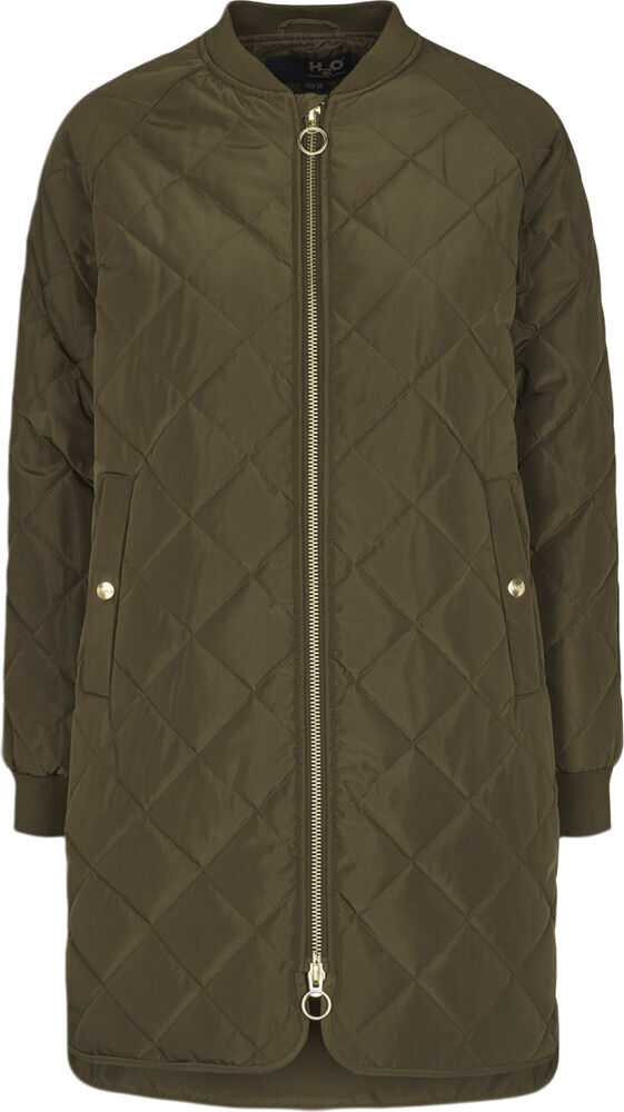 Rubina Quilted lang overgangsjakke