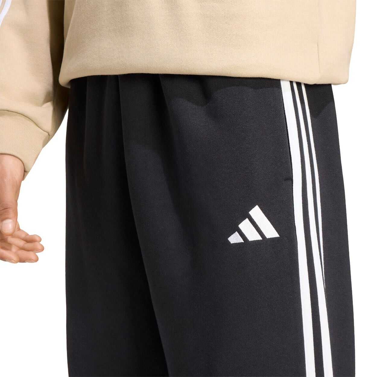 Essentials 3-Stripes Fleece Tapered Bukser