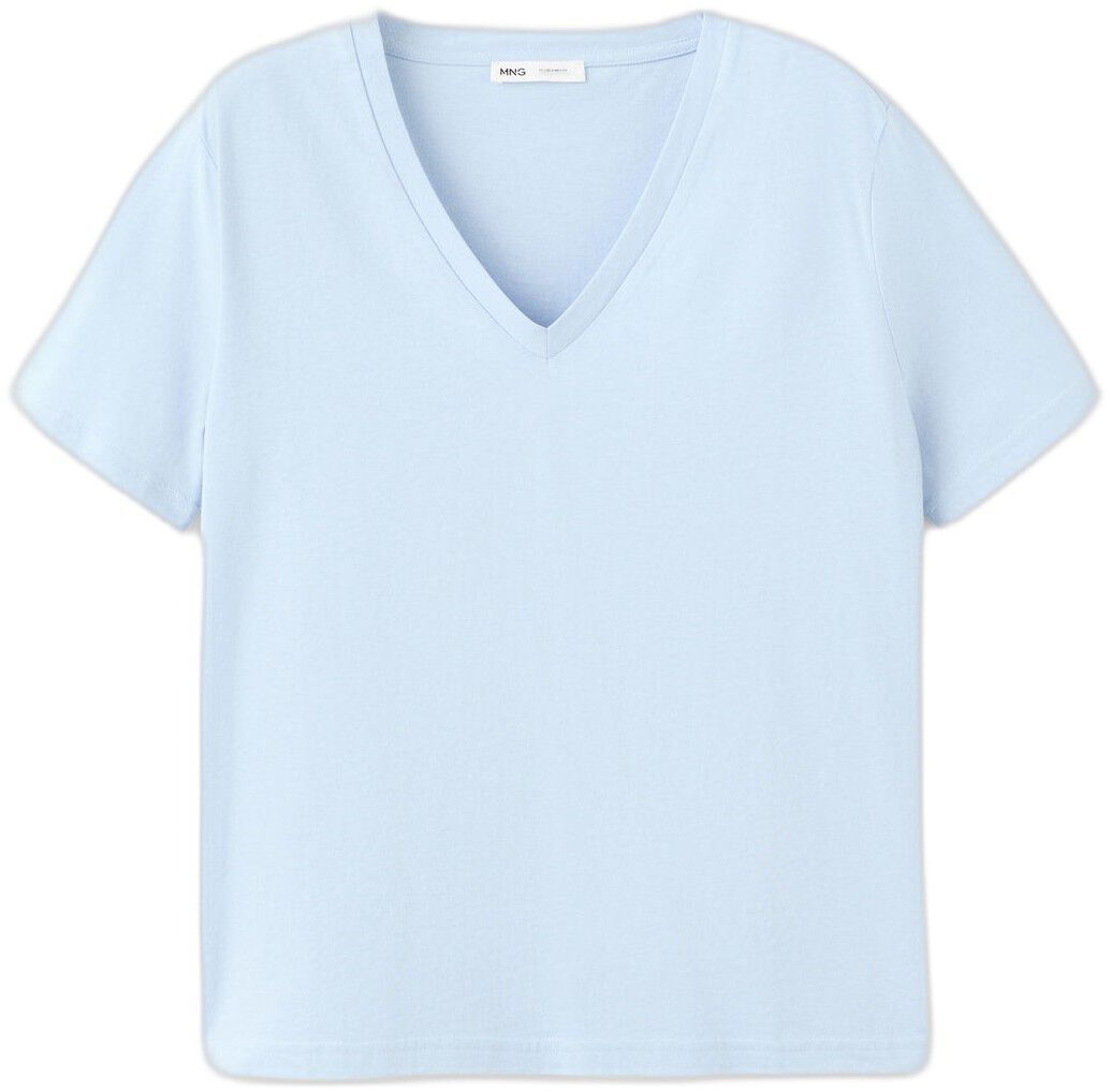 V-neck cotton T-shirt