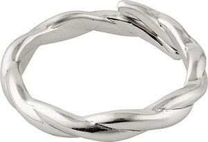 LULU twirl stack ring silver-plated