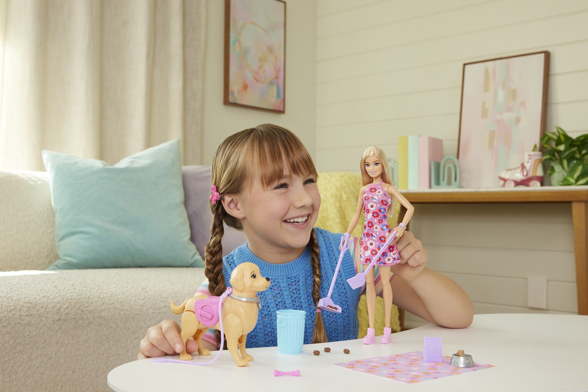 Barbie Walk & Potty Malib