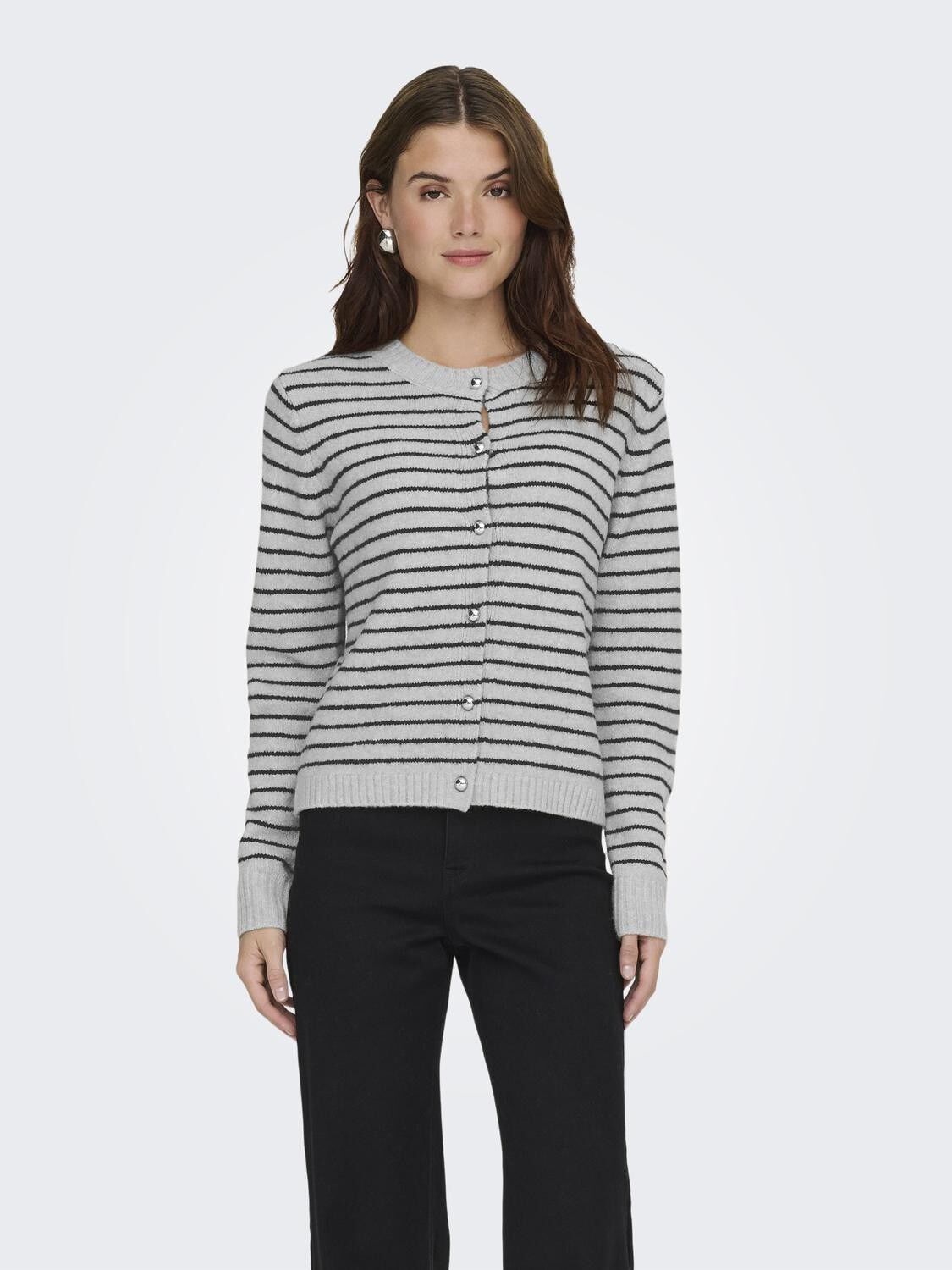 ONLCHESTER LIFE LS STRIPE CARDI CC