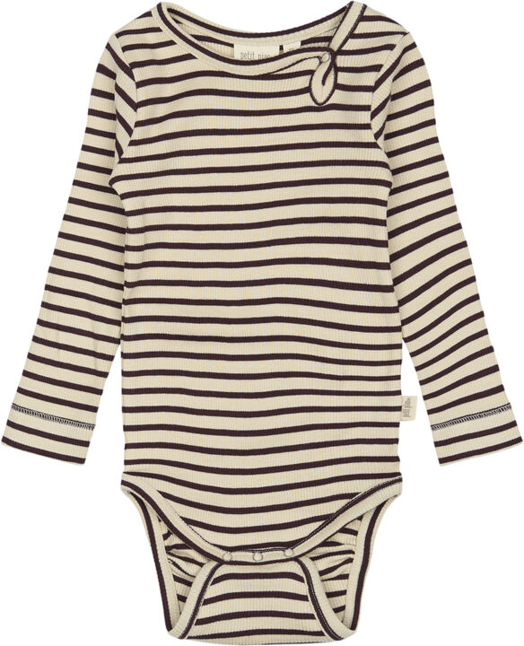 Body L/S Modal Striped