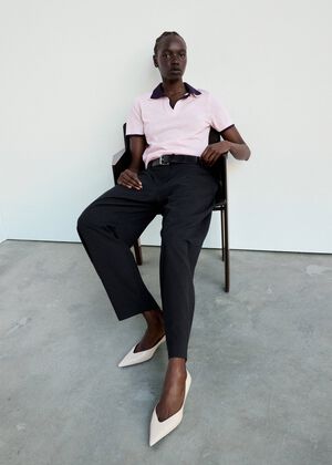 High-waisted balloon trousers