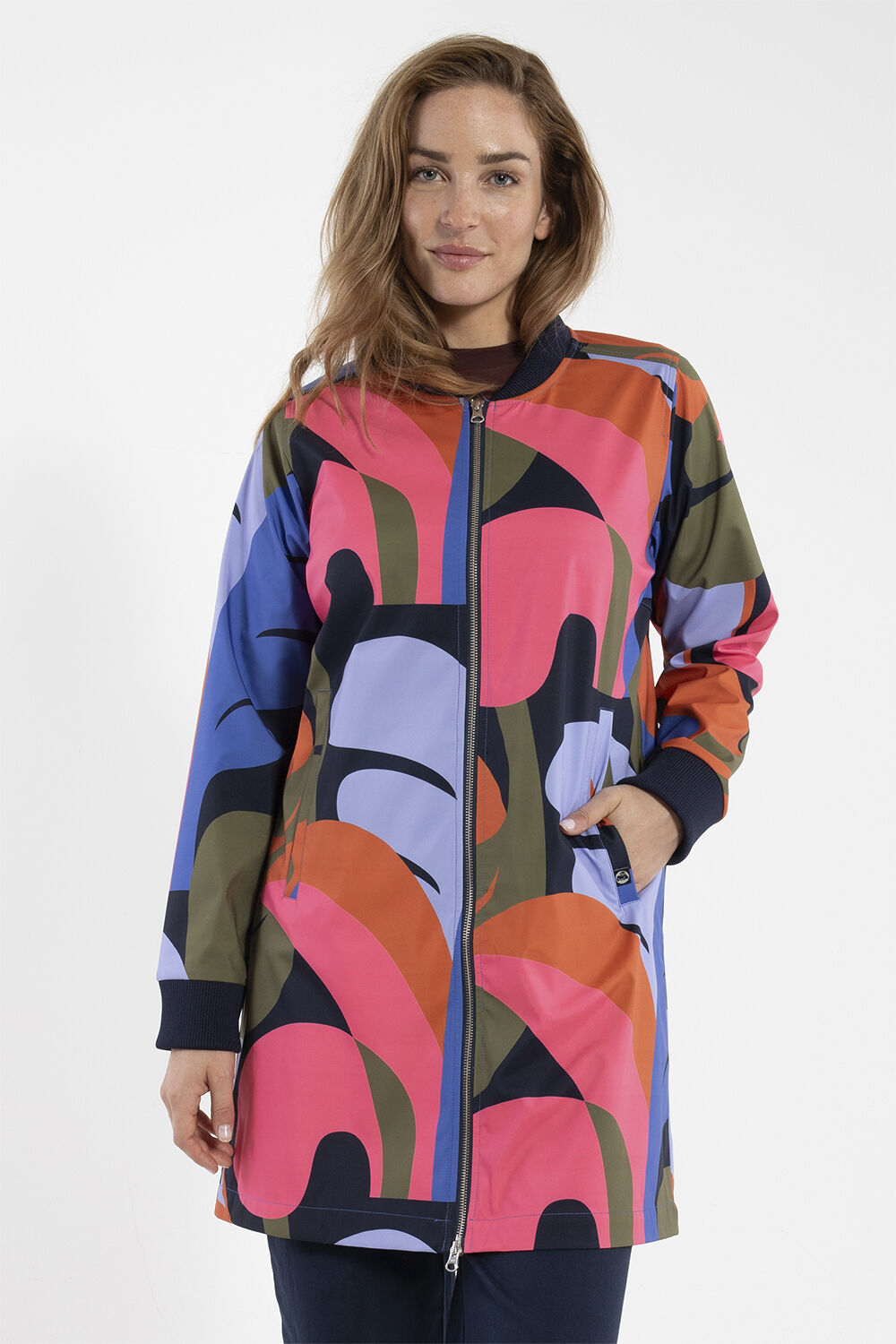 Danamalienborg Brushed Shell Jacket Dk Navy TROPS