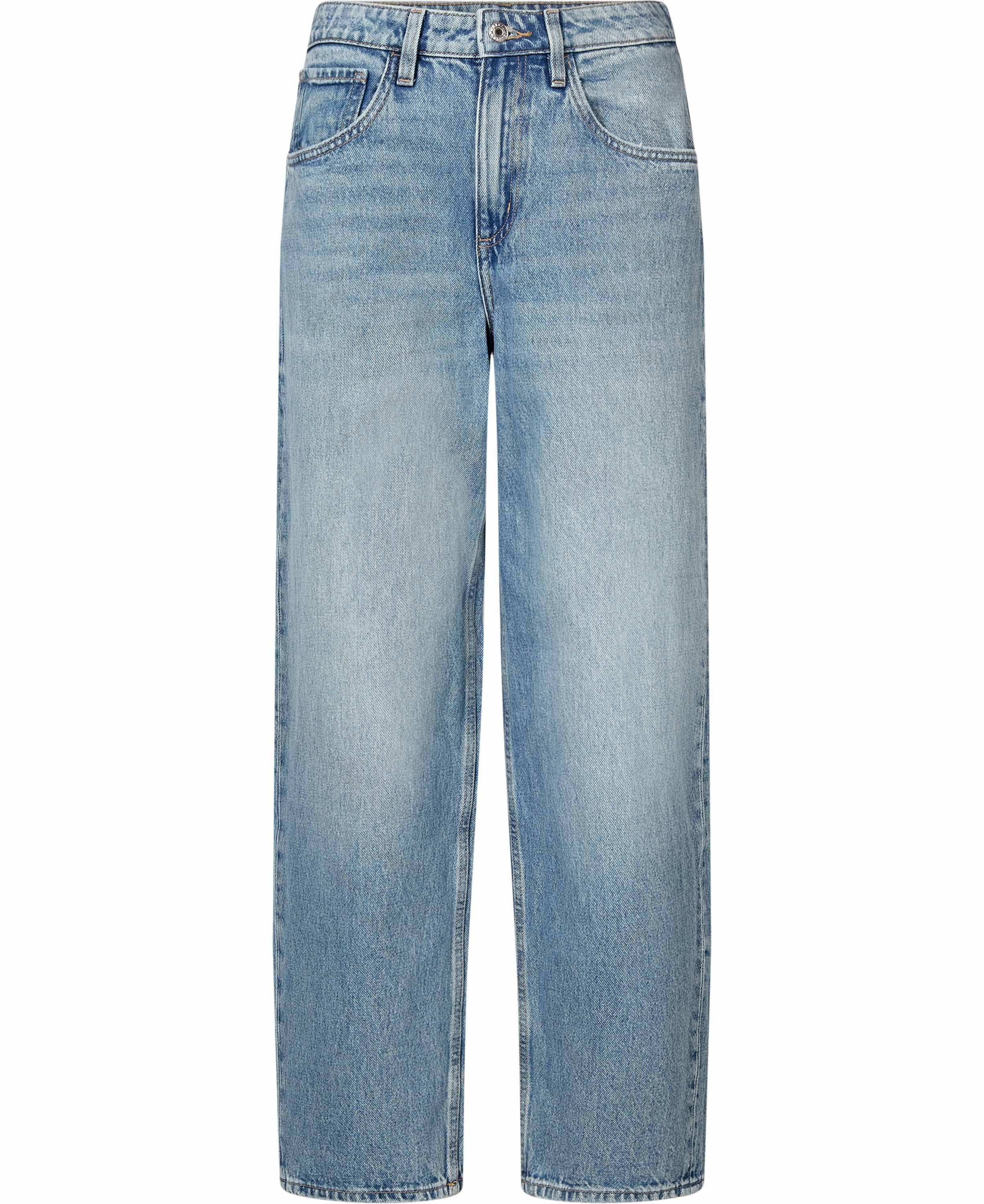 High-rise balloon jeans