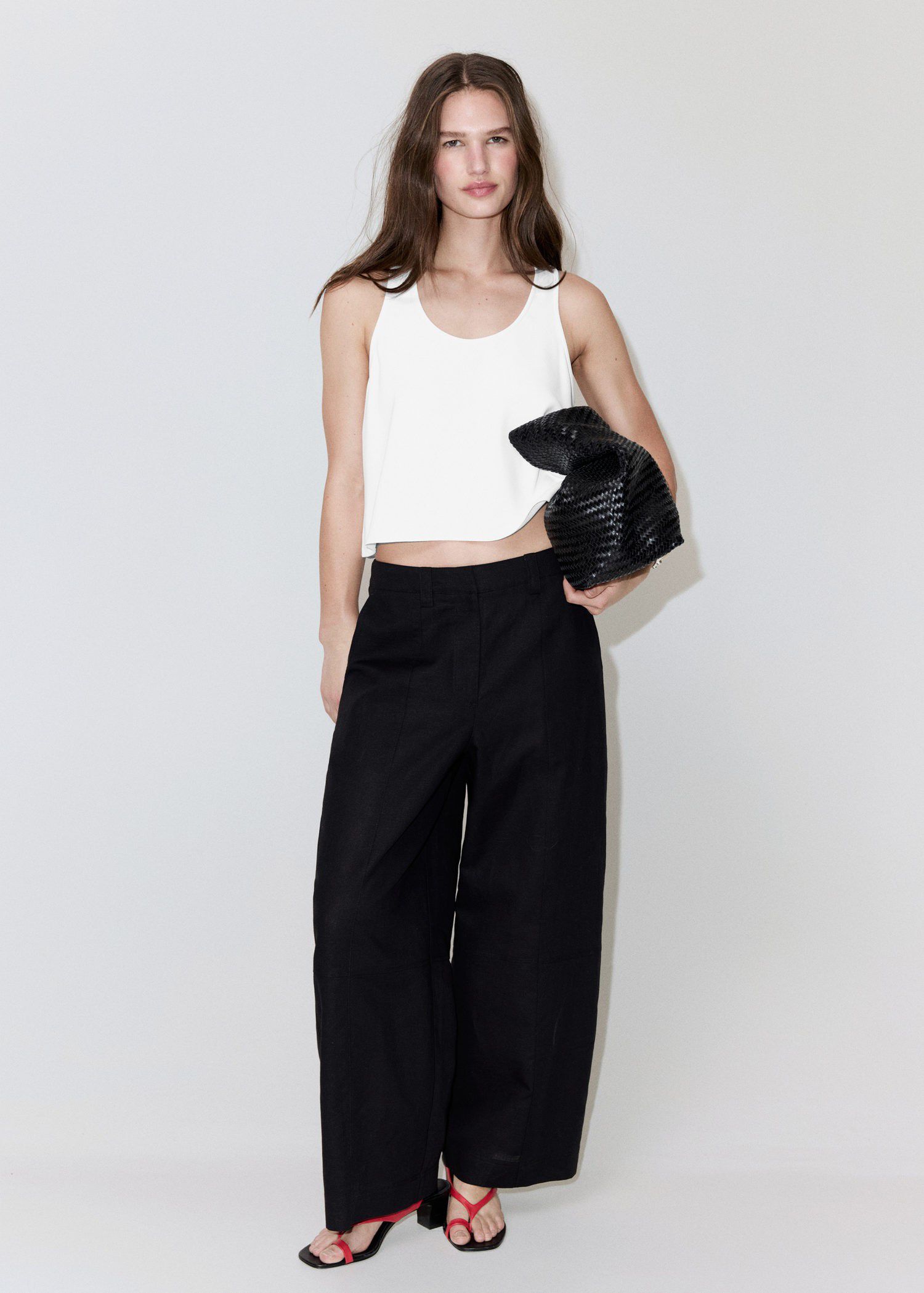 Flowy crop top