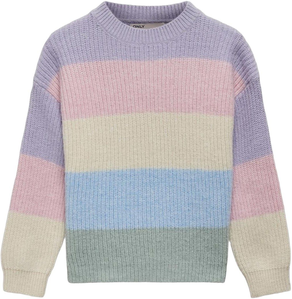 KMGSANDY L/S STRIPE PULLOVER KNT NO