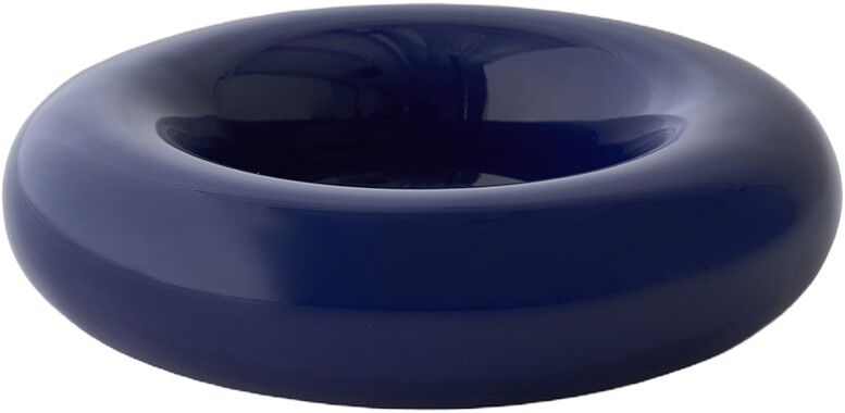 BOB CANDLE HOLDER, LARGE, DARK BLUE