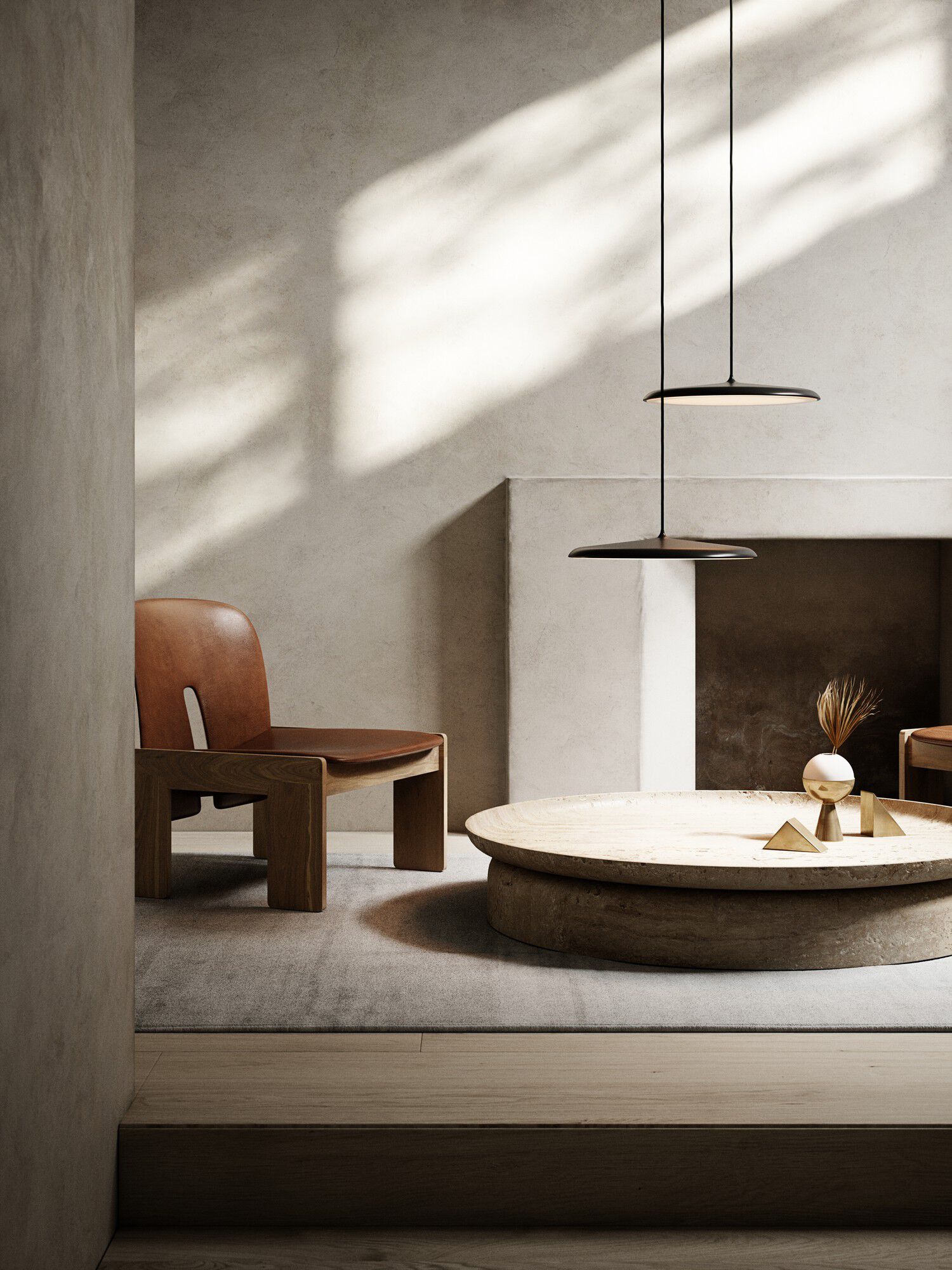 ARTIST 40 PENDANT LED DUSTY ROSE