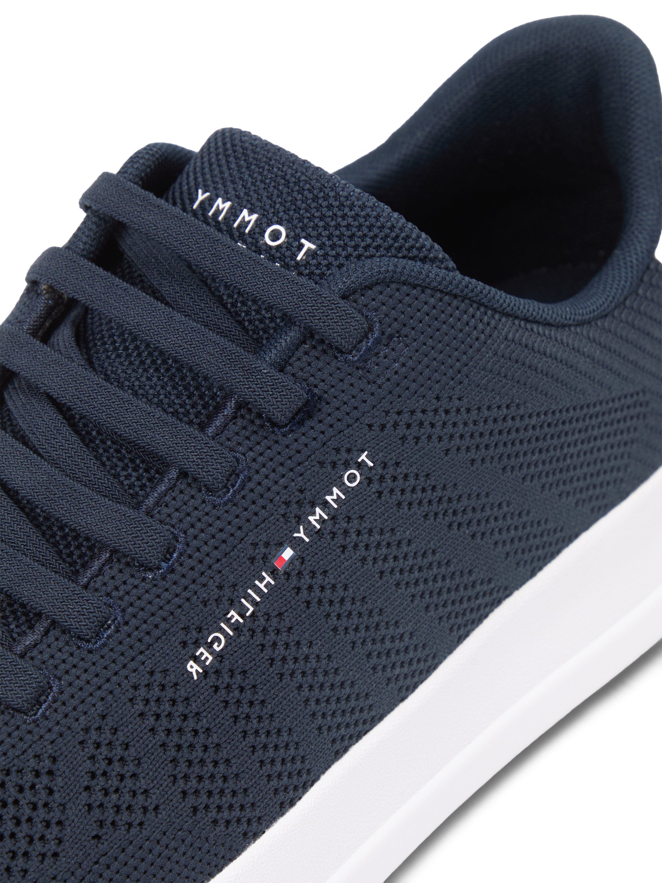 Logo Knit Court Trainers