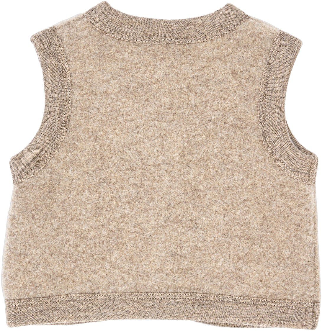 Woolly fleece vest
