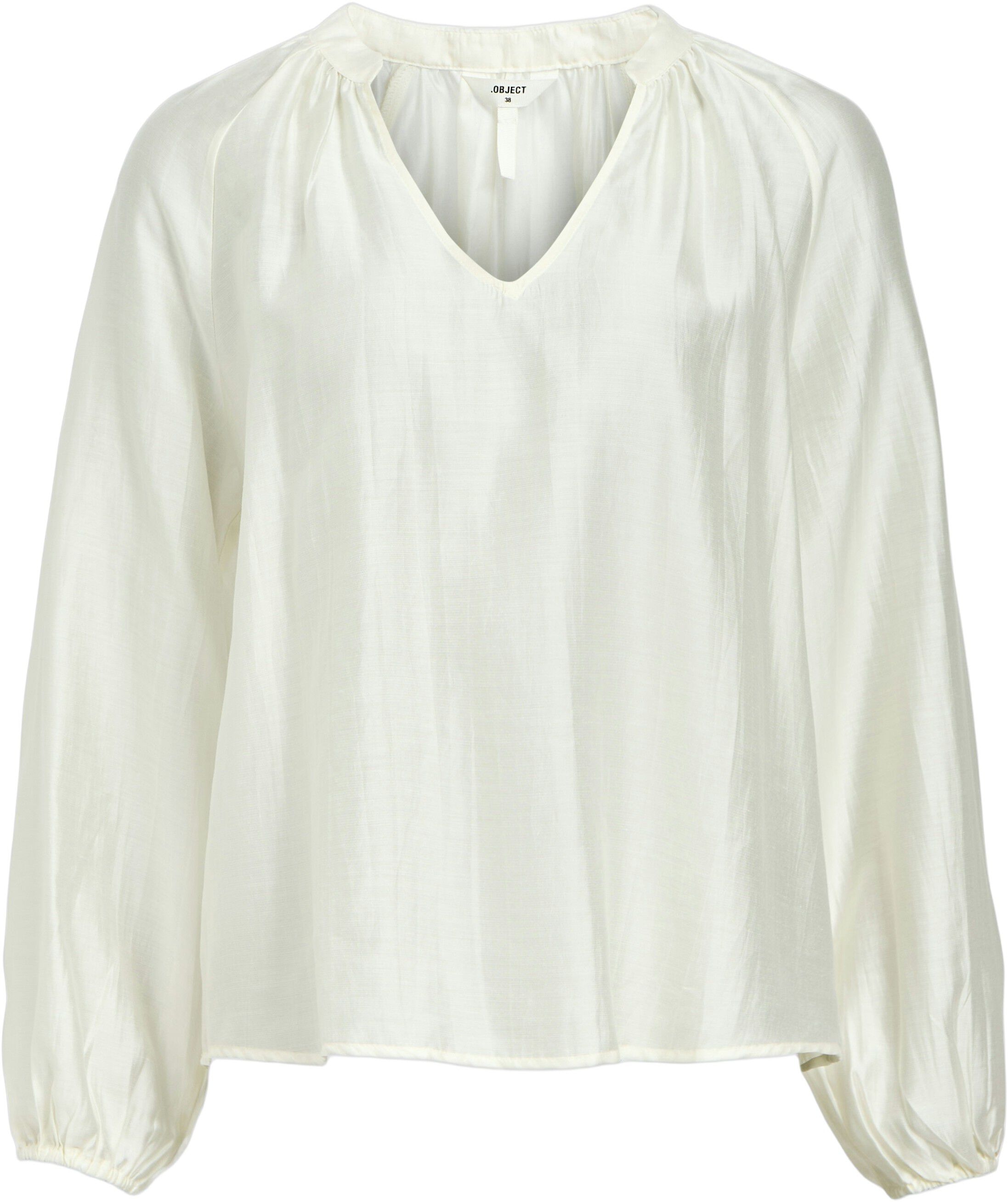 OBJHEIDI L/S LO V-NECK TOP NOOS
