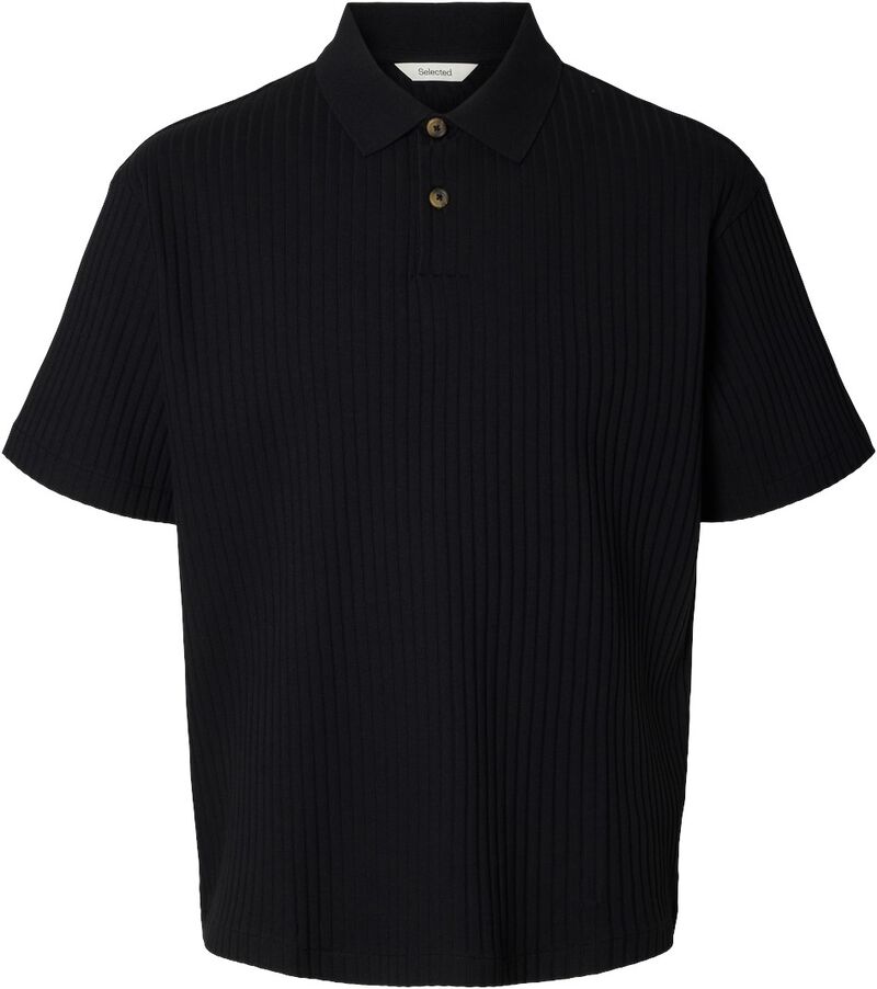 Slmrelaxsimon Ribbed Ss Polo