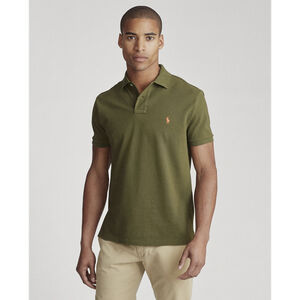 Custom Slim Fit Mesh Polo Shirt