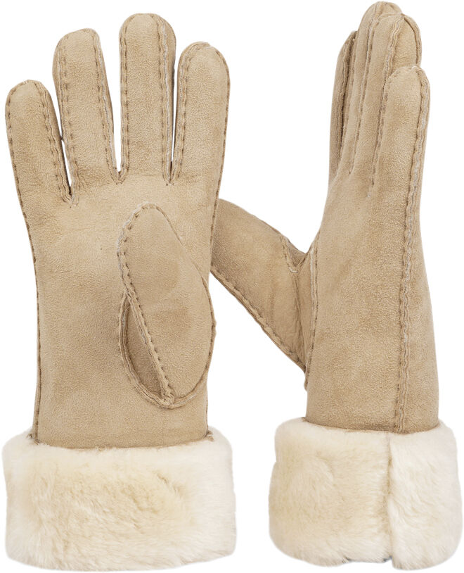 KELLY LONG - GLOWES - SHEEP SKIN W/ SHEARLING CUFF