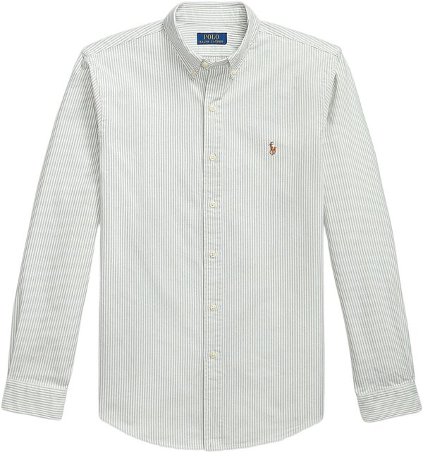 Slim Fit Striped Oxford Shirt