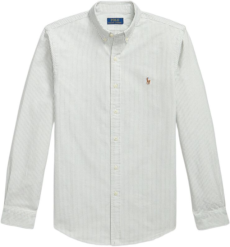 Slim Fit Striped Oxford Shirt