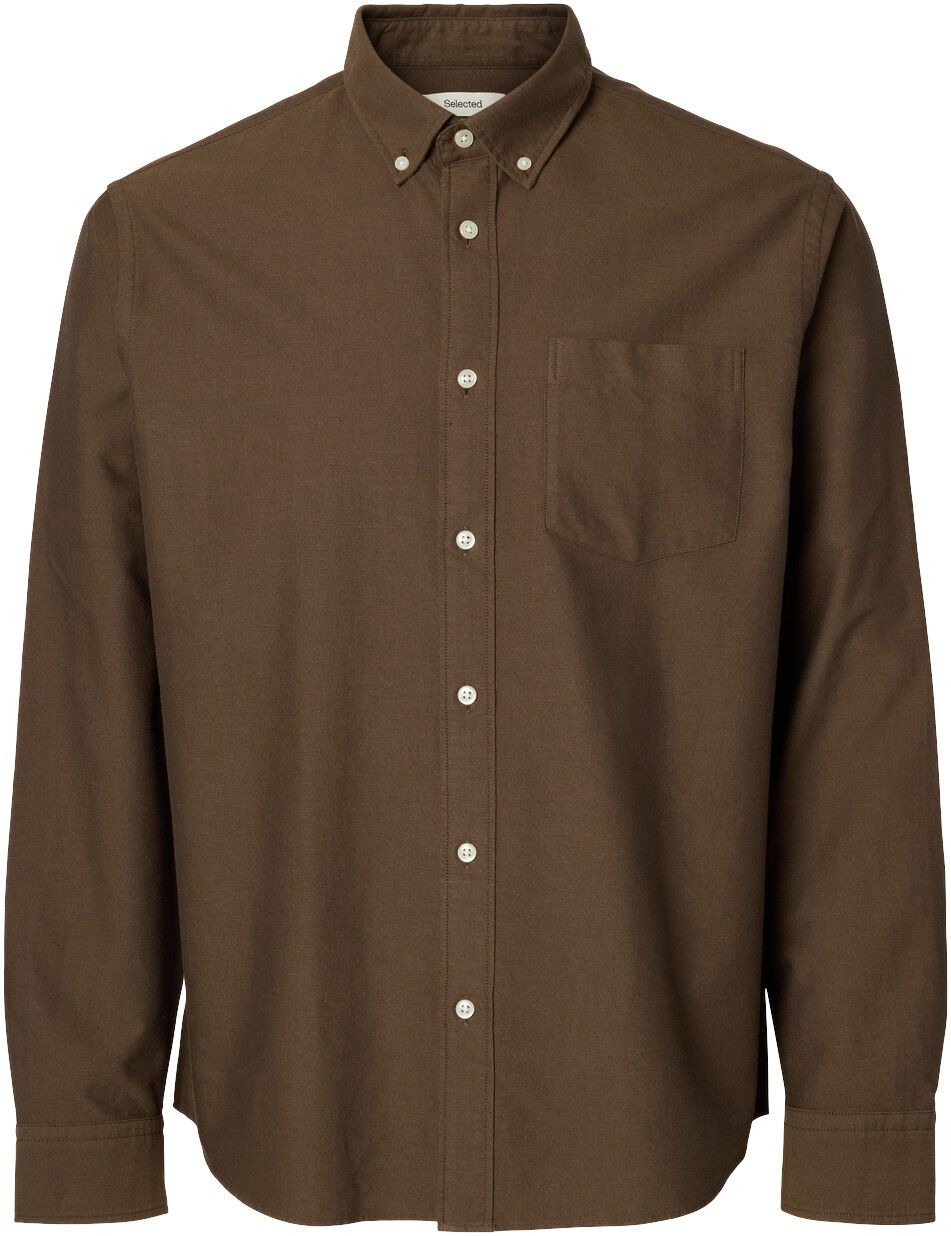 Slmcole-Rick Ox Reg Ls Shirt Noos