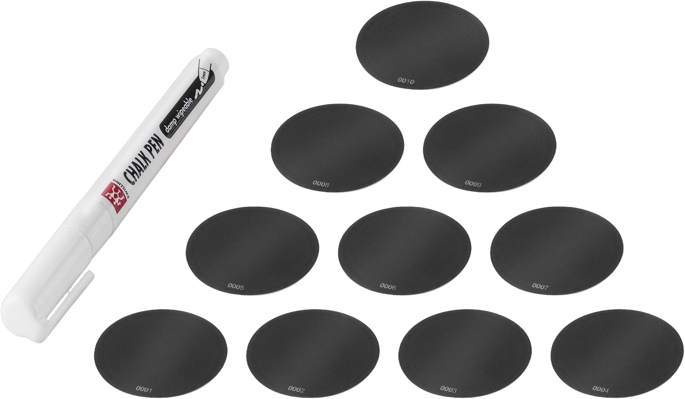 Fresh & Save CUBE CUBE S&aelig;t Etiketter og kridtpen, 11-dele