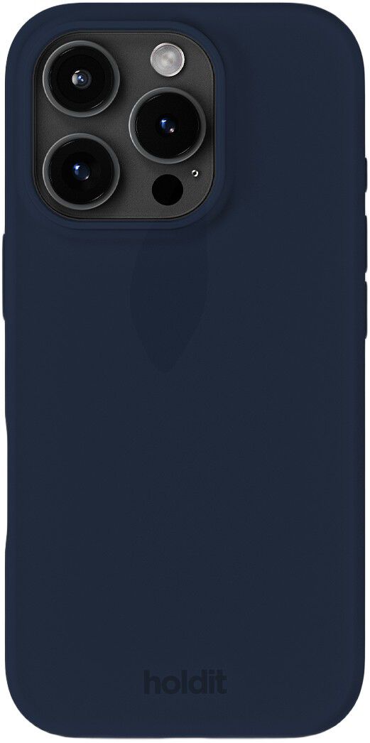 Silicone Case iPhone 16 Pro Midnight Blue