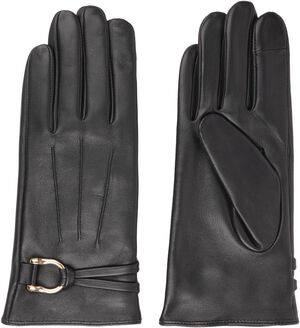 GUGNO - FEMININE LEATHER GLOVES WITH D-RING DETAIL
