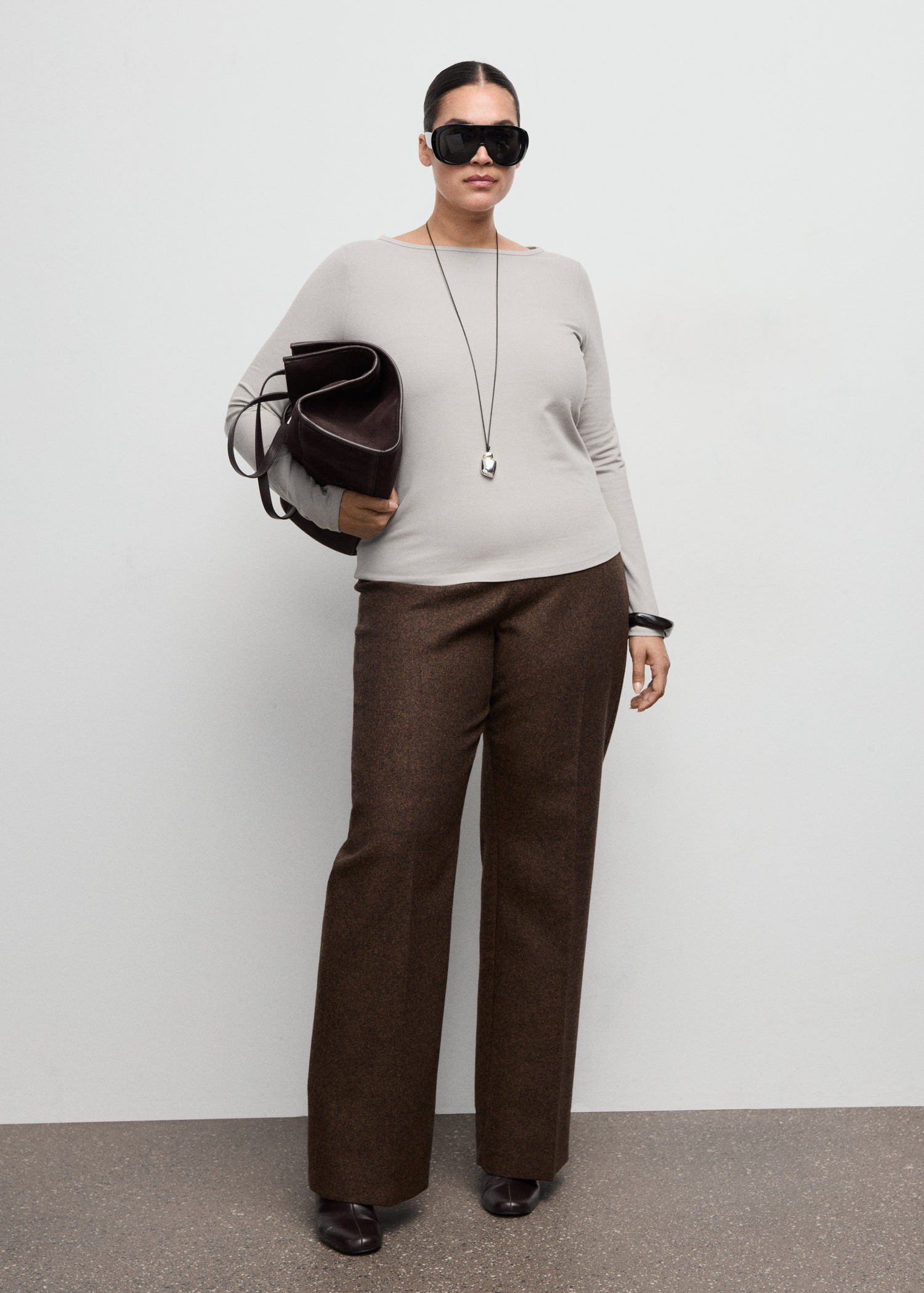 Long sleeve cotton t-shirt