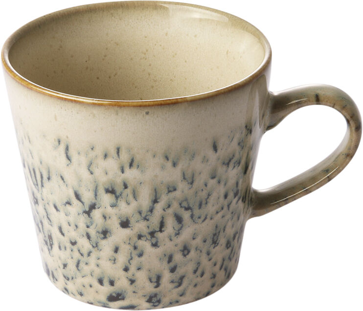 ceramic 70's cappucino mug hail