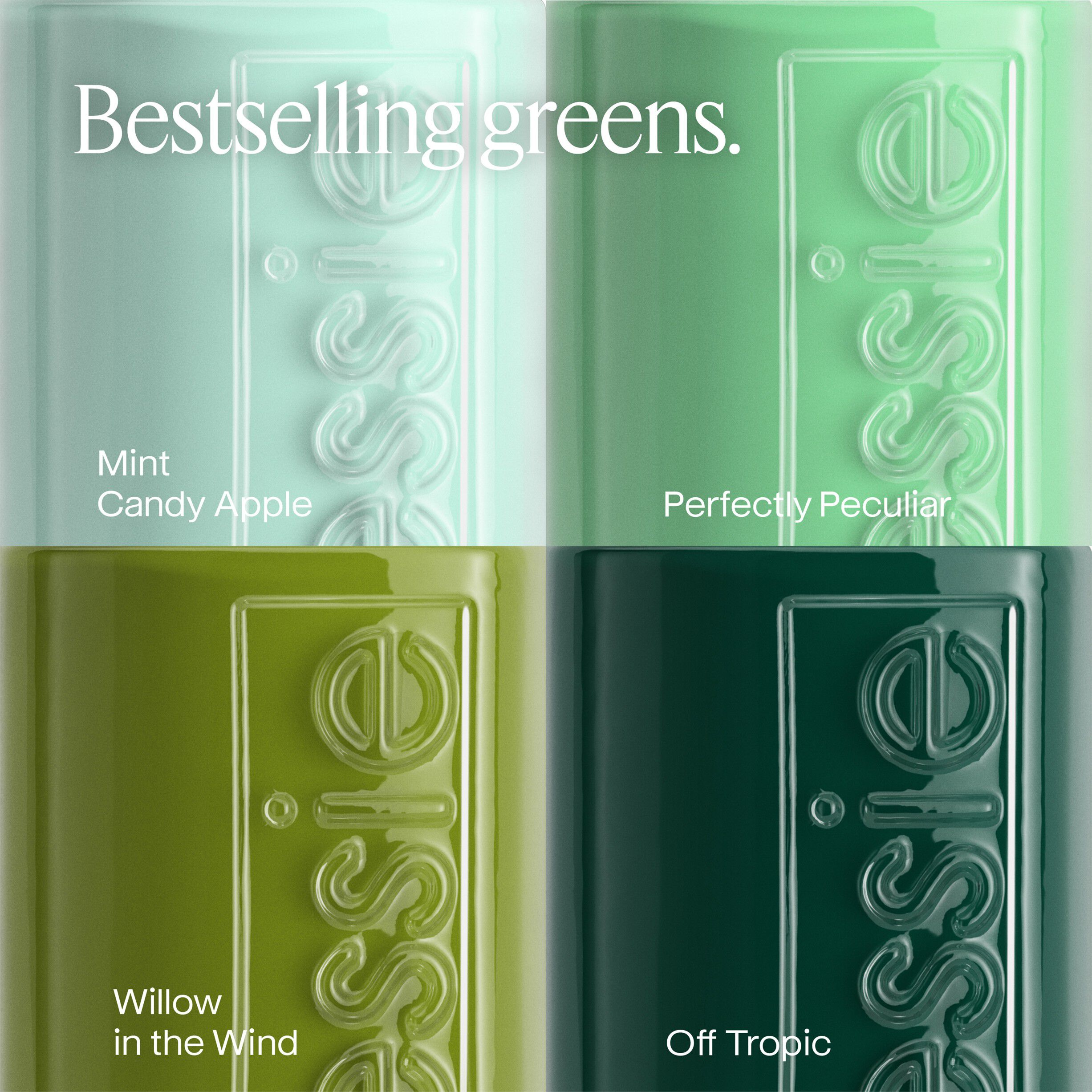 Nail Polish Greens