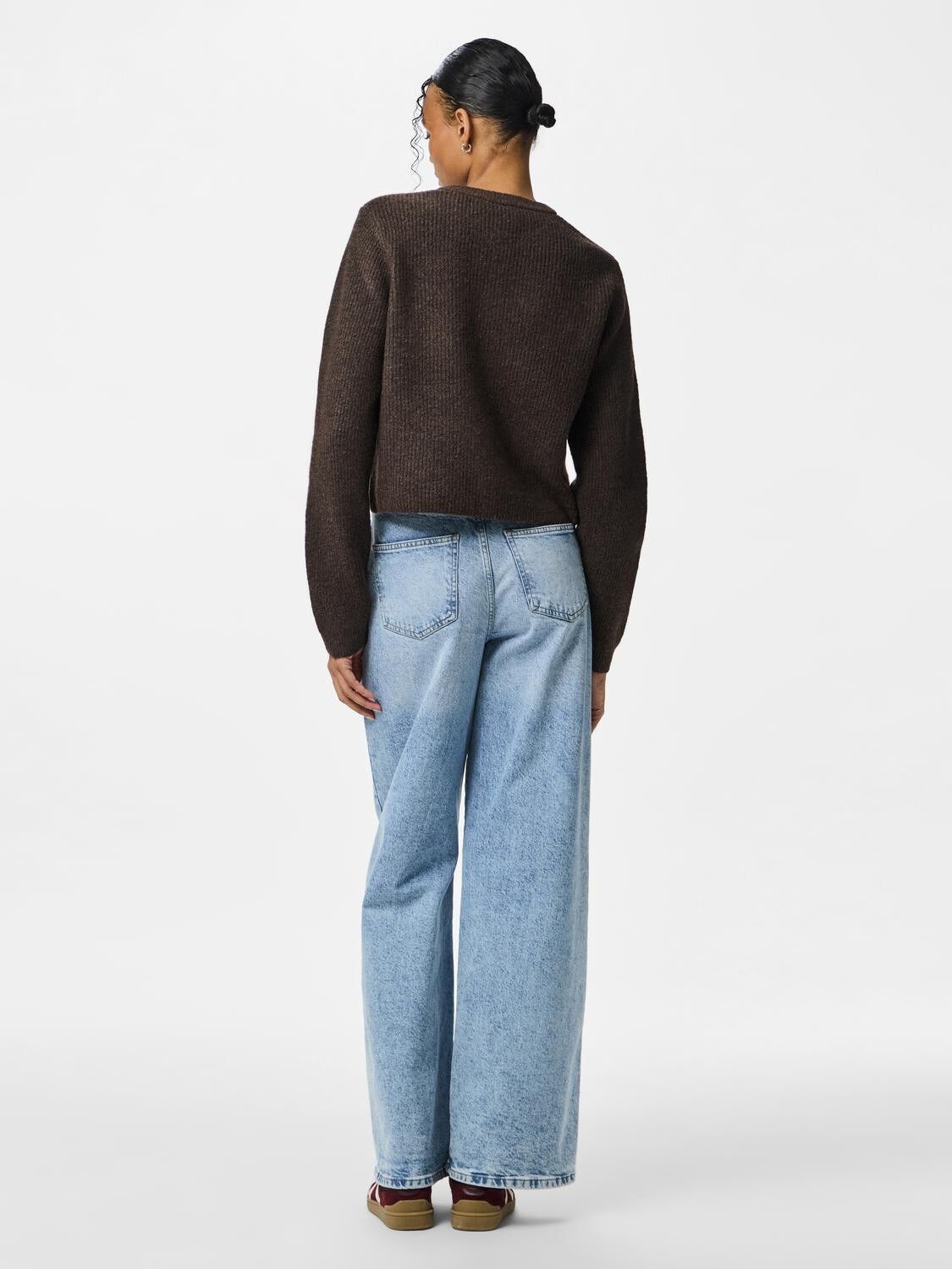 Pcsilly Ls O-Neck Knit Cardigan Noos Bc
