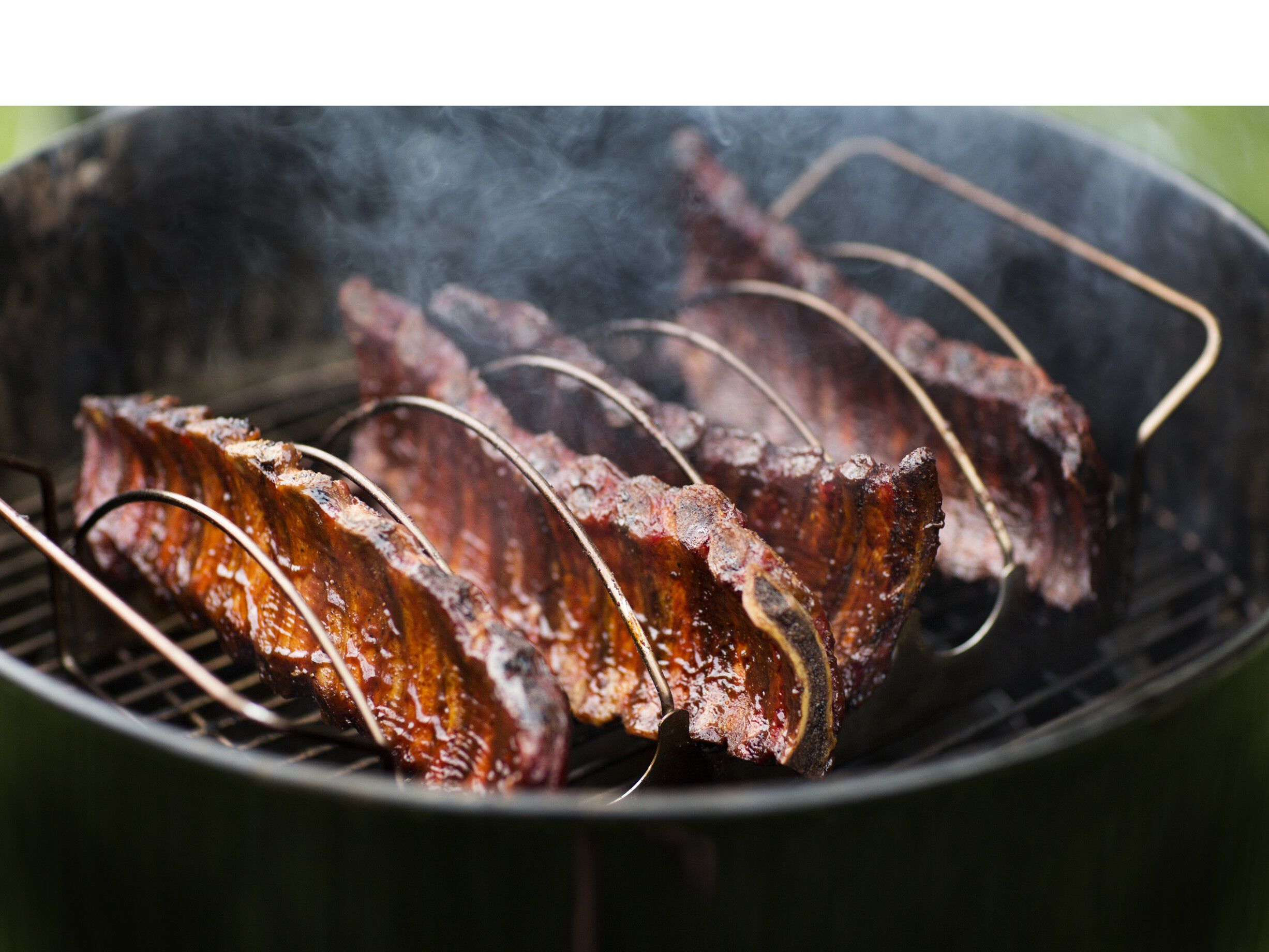 Spareribstativ 28 x 13,5 x 8 cm 18/10 st&aring;l