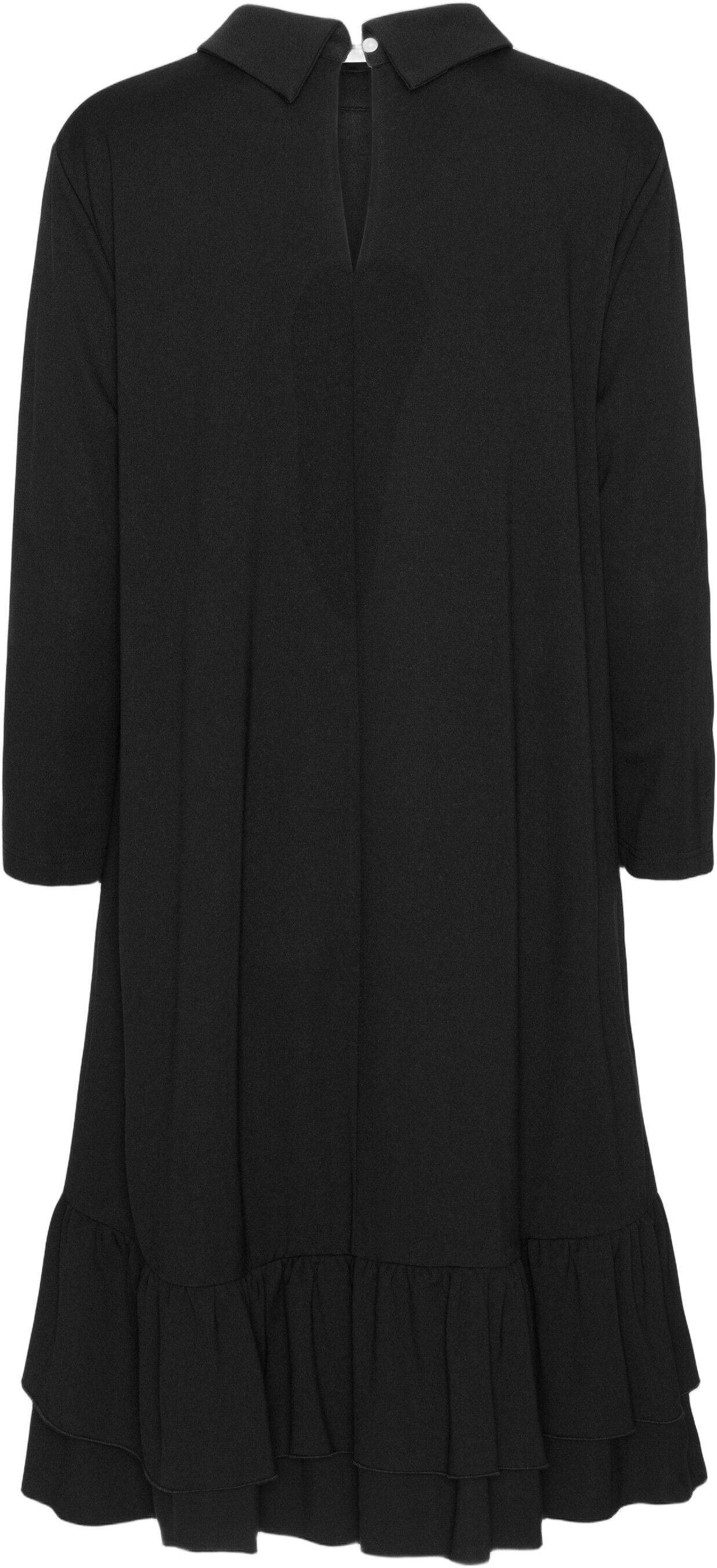 Short Dress With Flounce