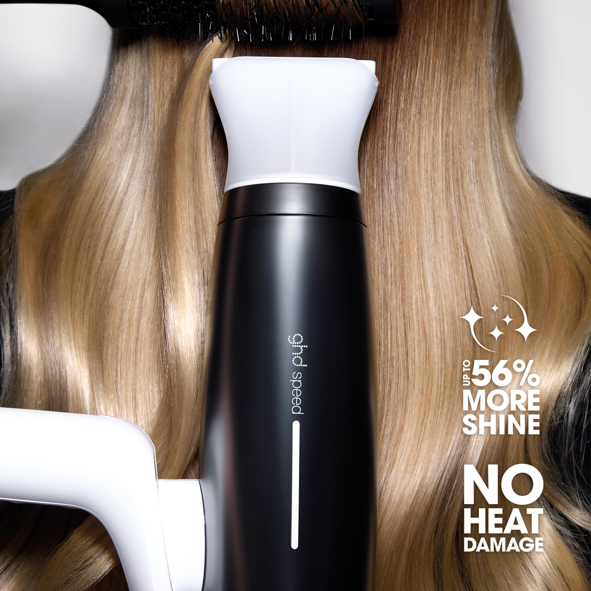 ghd Speed - Hair Dryer Silver White