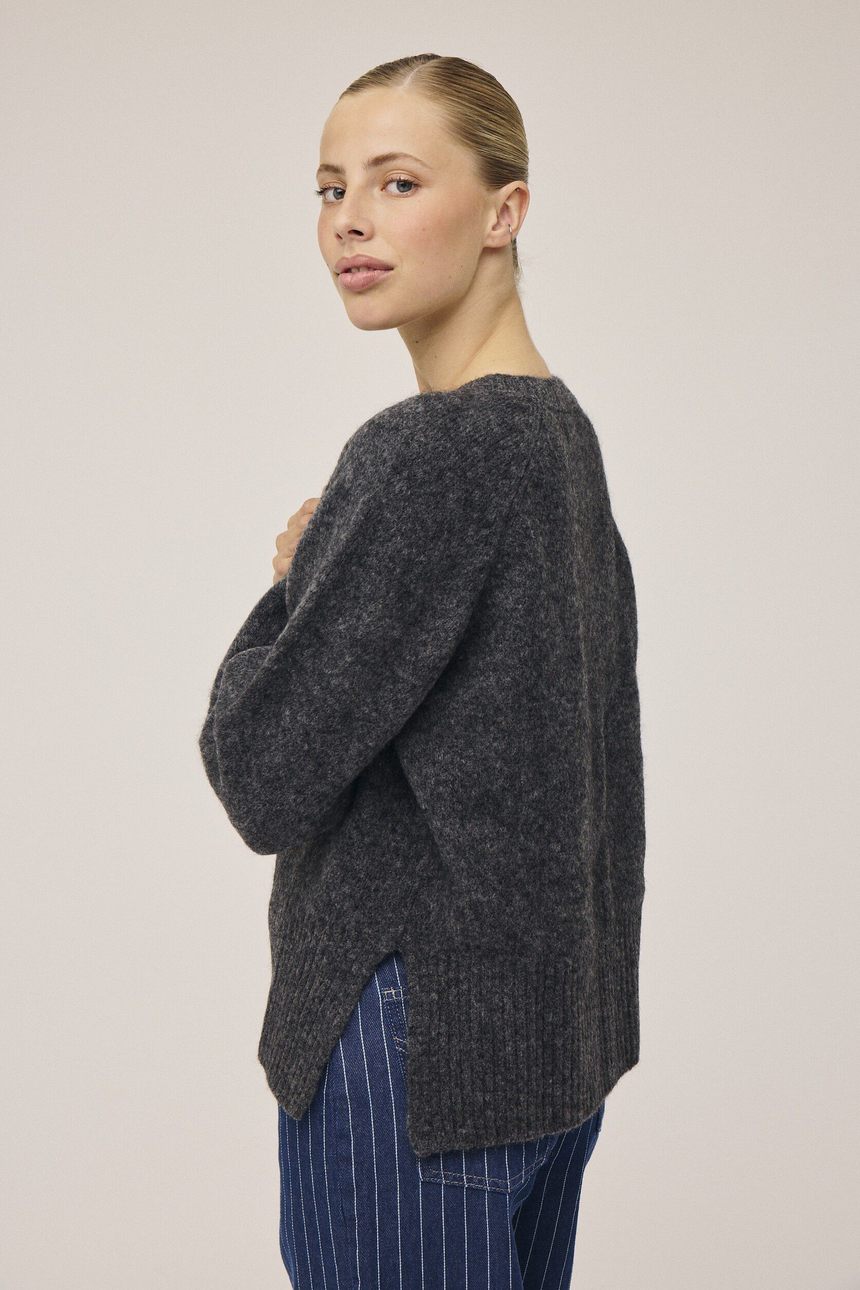 Mai 1 Striksweater - Mohairmix - RWS