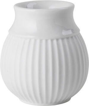 Curve Kronelysestage H7 hvid porcel&aelig;n