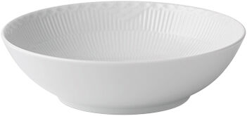 Hvid Riflet Halvblonde 1,1 l. sk&aring;l