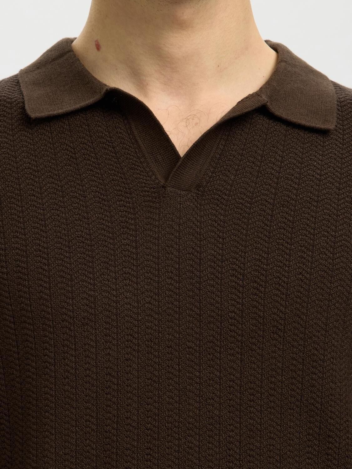 SLHMATTIS SS LINEN BLEND STRUC OPEN